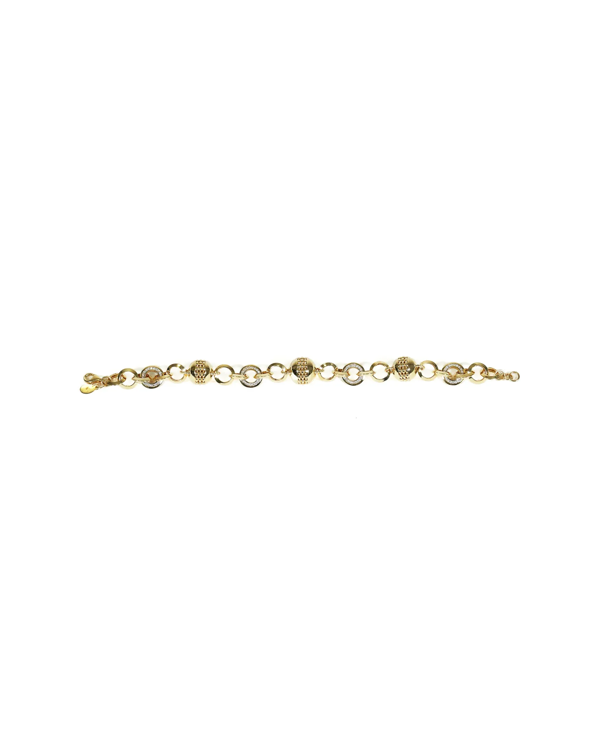 Küre Motifli Halkalı Bileklik